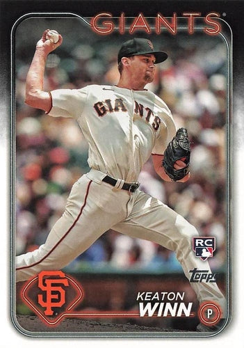 #83 Keaton Winn - San Francisco Giants - 2024 Topps Baseball