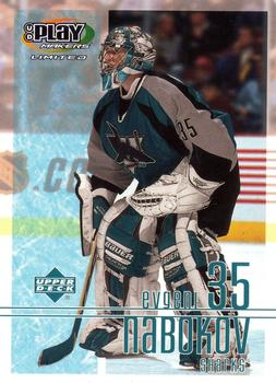 #83 Evgeni Nabokov - San Jose Sharks - 2001-02 Upper Deck Playmakers Hockey