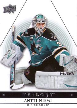 #83 Antti Niemi - San Jose Sharks - 2013-14 Upper Deck Trilogy Hockey