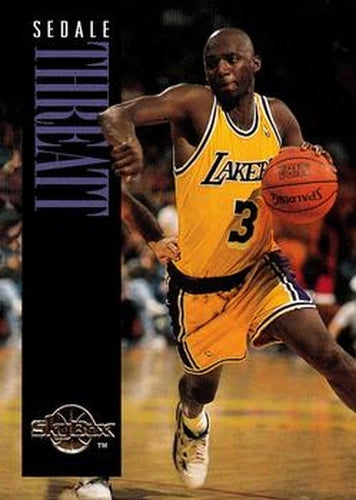 #83 Sedale Threatt - Los Angeles Lakers - 1994-95 SkyBox Premium Basketball