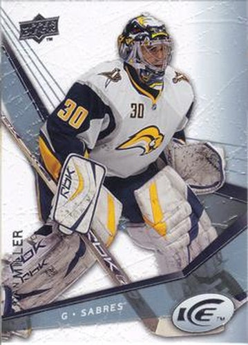 #83 Ryan Miller - Buffalo Sabres - 2008-09 Upper Deck Ice Hockey