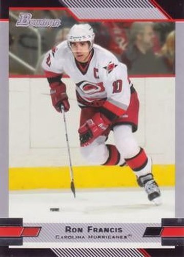 #83 Ron Francis - Carolina Hurricanes - 2003-04 Bowman Draft Picks and Prospects Hockey