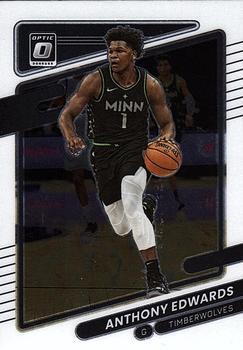 #83 Anthony Edwards - Minnesota Timberwolves - 2021-22 Donruss Optic Basketball