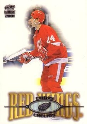 #83 Chris Chelios - Detroit Red Wings - 2000-01 Pacific Paramount Hockey