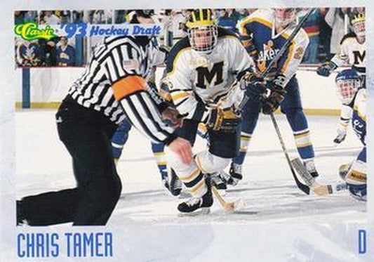 #83 Chris Tamer - Michigan Wolverines - 1993 Classic '93 Hockey Draft Hockey