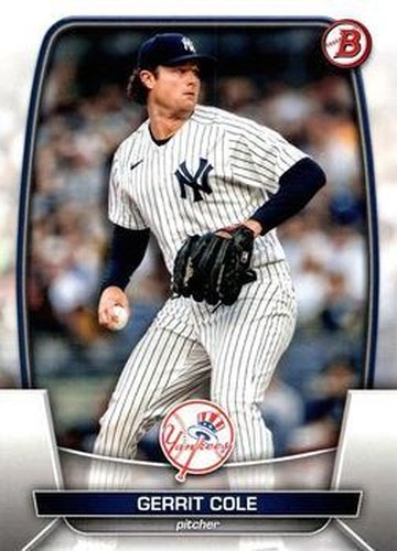 #83 Gerrit Cole - New York Yankees - 2023 Bowman Baseball