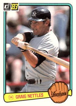 #83 Graig Nettles - New York Yankees - 1983 Donruss Baseball
