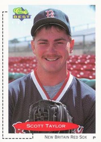#83 Scott Taylor - New Britain Red Sox - 1991 Classic Best Baseball