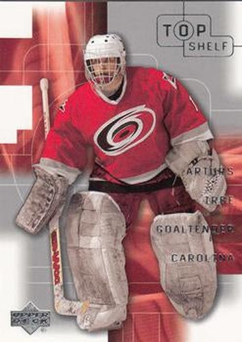 #83 Arturs Irbe - Carolina Hurricanes - 2001-02 Upper Deck Top Shelf Hockey