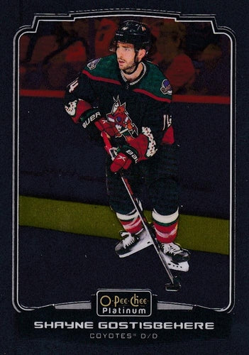 #83 Shayne Gostisbehere - Arizona Coyotes - 2022-23 O-Pee-Chee Platinum Hockey
