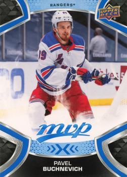 #83 Pavel Buchnevich - New York Rangers - 2021-22 Upper Deck MVP - Blue Hockey