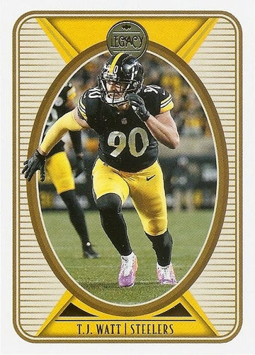 #83 T.J. Watt - Pittsburgh Steelers - 2022 Panini Legacy Football