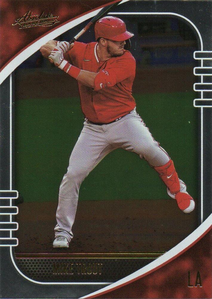 #83 Mike Trout - Los Angeles Angels - 2021 Panini Absolute Baseball