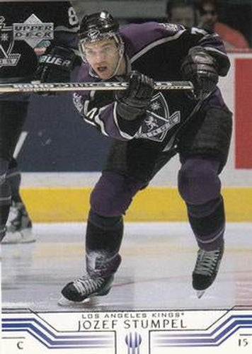 #83 Jozef Stumpel - Los Angeles Kings - 2001-02 Upper Deck Hockey