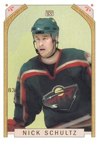 #83 Nick Schultz - Minnesota Wild - 2003-04 Topps C55 Hockey