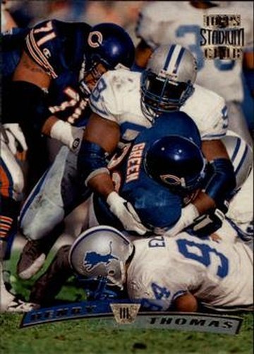 #83 Henry Thomas - Detroit Lions - 1996 Stadium Club Football