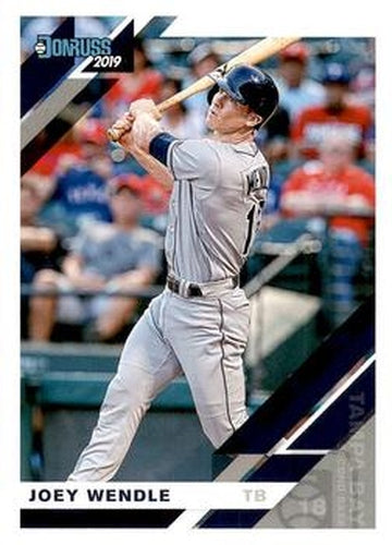 #83 Joey Wendle - Tampa Bay Rays - 2019 Donruss Baseball