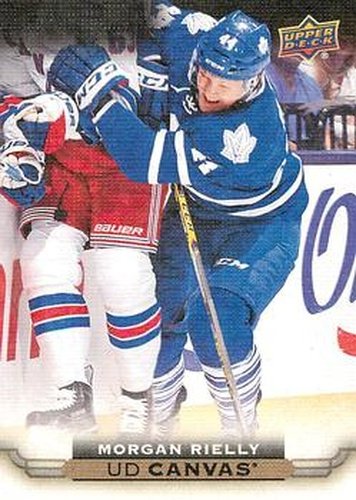 #C83 Morgan Rielly - Toronto Maple Leafs - 2015-16 Upper Deck - UD Canvas Hockey