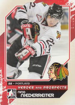 #83 Nino Niederreiter - Portland Winterhawks - 2010-11 In The Game Heroes and Prospects Hockey