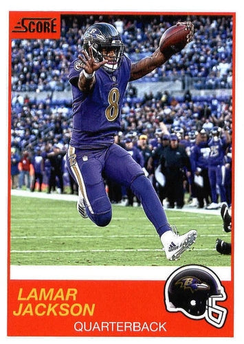 #83 Lamar Jackson - Baltimore Ravens - 2019 Score Football