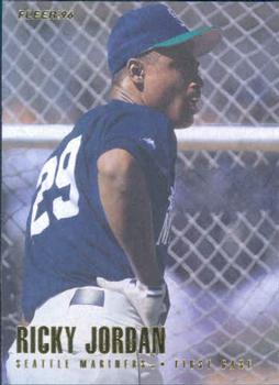 #U83 Ricky Jordan - Seattle Mariners - 1996 Fleer Update Baseball