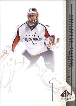 #83a Semyon Varlamov - Washington Capitals - 2010-11 SP Authentic Hockey