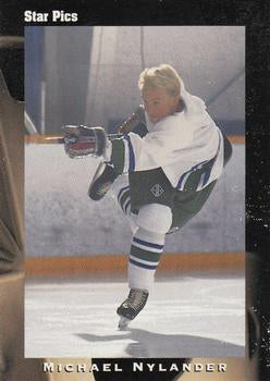#23 Michael Nylander - Hartford Whalers - 1991 Star Pics Hockey