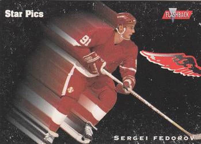 #30 Sergei Fedorov - Detroit Red Wings - 1991 Star Pics Hockey