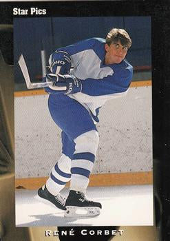 #31 Rene Corbet - Quebec Nordiques - 1991 Star Pics Hockey