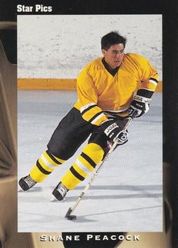 #33 Shane Peacock - Pittsburgh Penguins - 1991 Star Pics Hockey