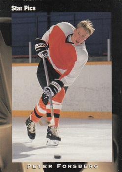 #35 Peter Forsberg - Philadelphia Flyers - 1991 Star Pics Hockey