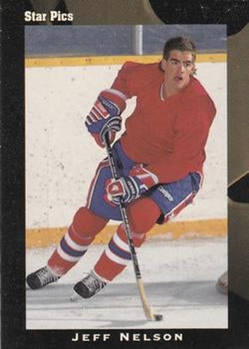 #43 Jeff Nelson - Washington Capitals - 1991 Star Pics Hockey