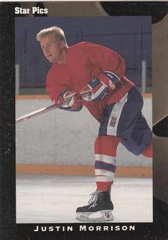 #45 Justin Morrison - Washington Capitals - 1991 Star Pics Hockey