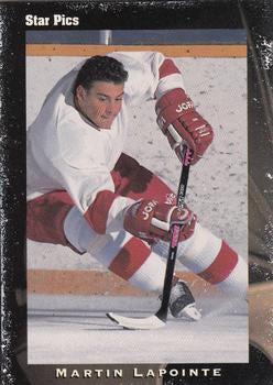 #5 Martin Lapointe - Detroit Red Wings - 1991 Star Pics Hockey