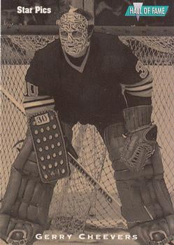 #61 Gerry Cheevers - Boston Bruins - 1991 Star Pics Hockey