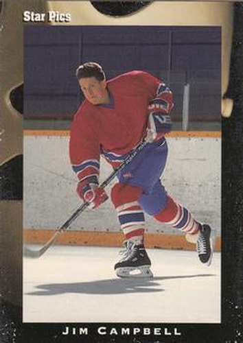 #62 Jim Campbell - Montreal Canadiens - 1991 Star Pics Hockey
