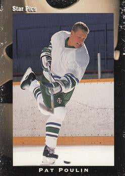 #68 Patrick Poulin - Hartford Whalers - 1991 Star Pics Hockey