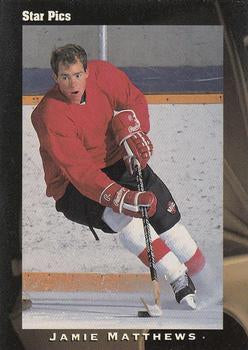 #6 Jamie Matthews - Chicago Blackhawks - 1991 Star Pics Hockey