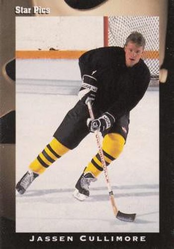 #71 Jassen Cullimore - Vancouver Canucks - 1991 Star Pics Hockey