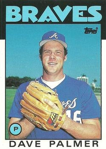 #84T Dave Palmer - Atlanta Braves - 1986 Topps Traded Baseball
