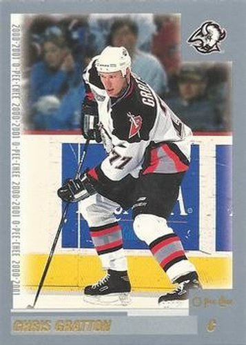 #84 Chris Gratton - Buffalo Sabres - 2000-01 O-Pee-Chee Hockey