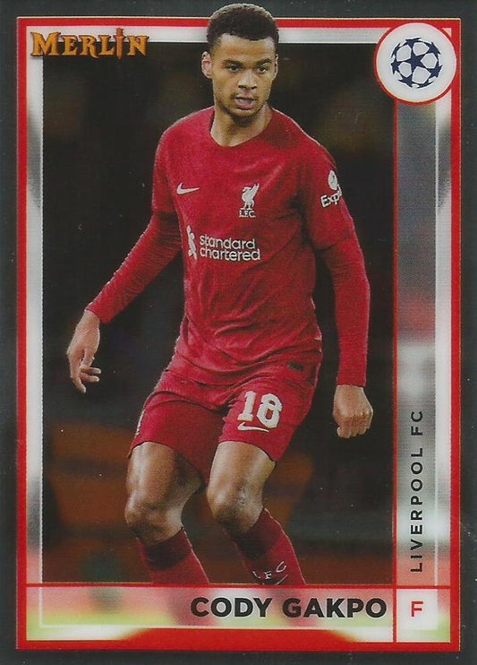 #84 Cody Gakpo - Liverpool - 2022-23 Merlin Chrome UEFA Club Competitions Soccer