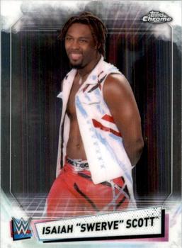 #84 Isaiah "Swerve" Scott - 2021 Topps WWE Chrome Wrestling