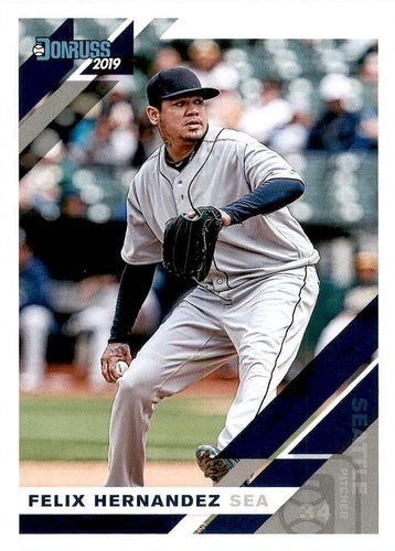 #84 Felix Hernandez - Seattle Mariners - 2019 Donruss Baseball