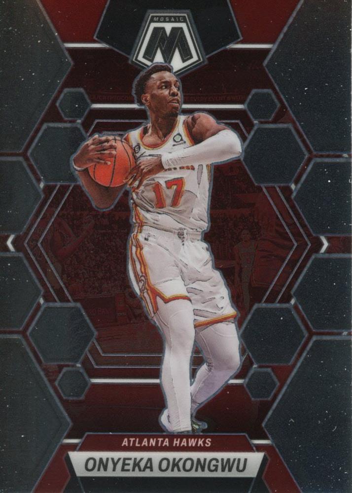 #84 Onyeka Okongwu - Atlanta Hawks - 2022-23 Panini Mosaic Basketball