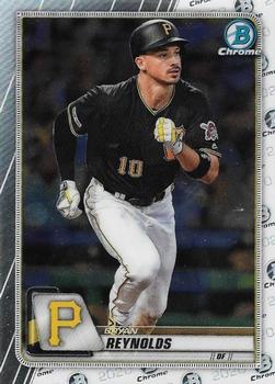 #84 Bryan Reynolds - Pittsburgh Pirates - 2020 Bowman Chrome Baseball