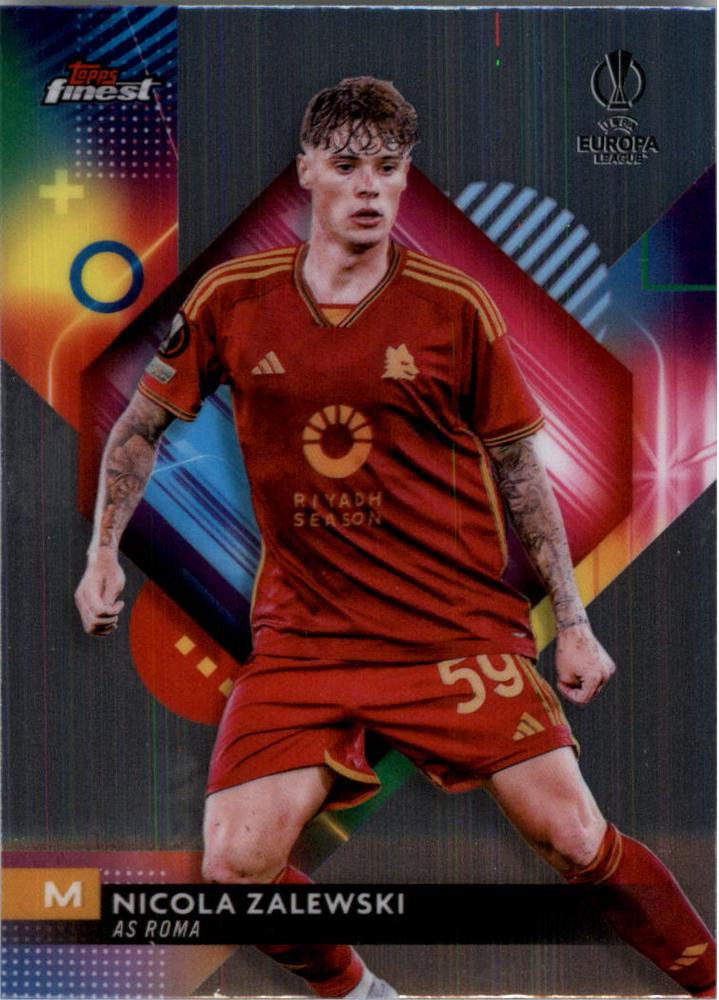 #84 Nicola Zalewski - Roma - 2023-24 Finest UEFA Club Competitions Soccer