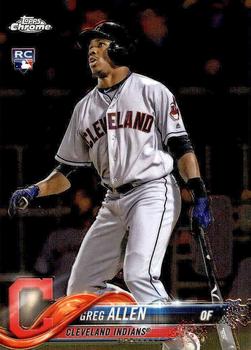 #84 Greg Allen - Cleveland Indians - 2018 Topps Chrome Baseball