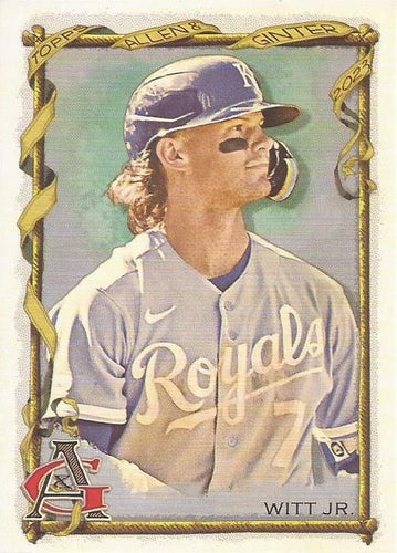 #84 Bobby Witt Jr. - Kansas City Royals - 2023 Topps Allen & Ginter Baseball