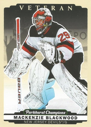 #84 Mackenzie Blackwood - New Jersey Devils - 2022-23 Parkhurst Champions Hockey
